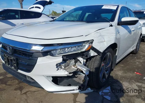 2020 Honda Insight Ex from USA, damaged, VIN 19XZE4F58LE008216